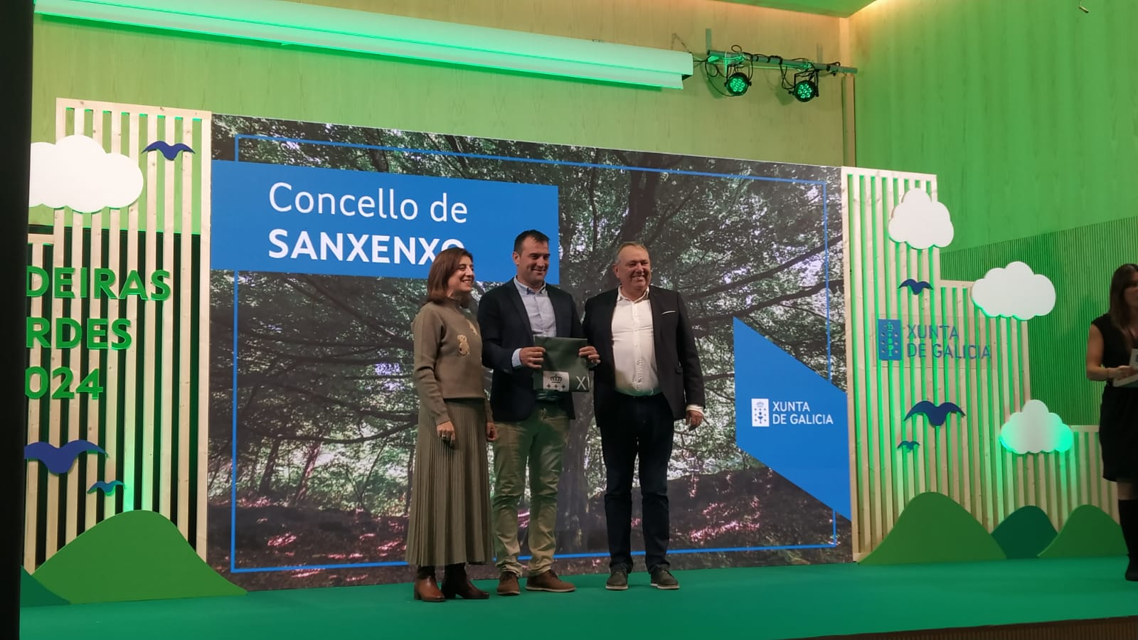 SANXENXO LOGRA POR SEGUNDO AÑO LA BANDERA VERDE DE GALICIA POR SU PROTECCIÓN DEL PAISAJE Y EL MEDIO AMBIENTE