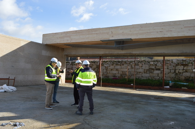 A OBRA DO NOVO ESPAZO MULTIFUNCIONAL NO PAZO DE QUINTÁNS PREVÉSE QUE ESTE FINALIZADA ESTA PRIMAVERA