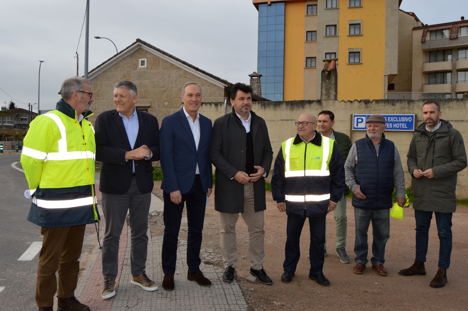 A XUNTA RESOLVERÁ A MELLORA DA SEGURIDADE VIARIA NO TREITO FINAL DA PO-504 QUE UNE SANXENXO E VILALONGA