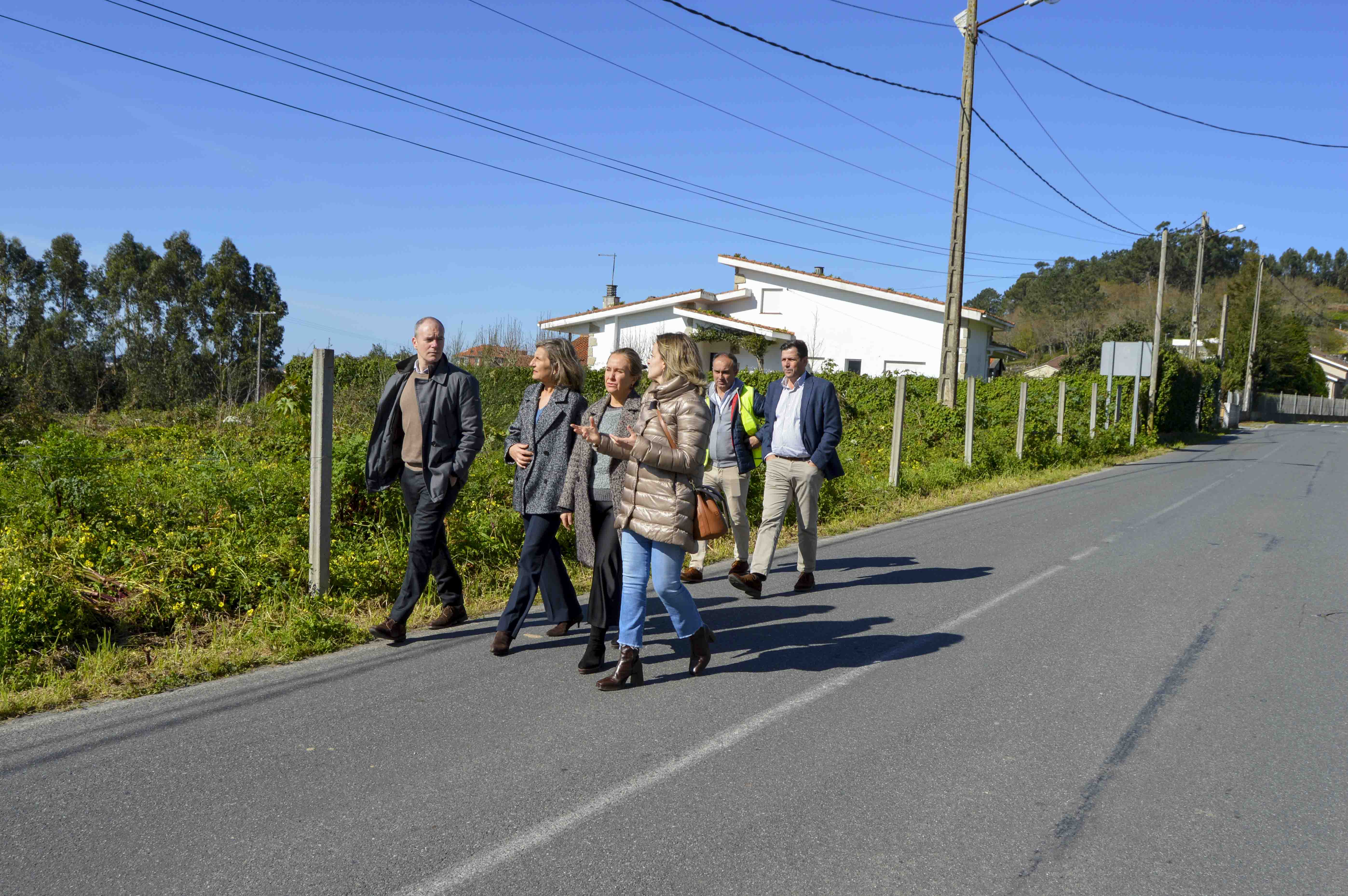 CONCELLO Y DIPUTACIÓN ESTUDIAN LA MEJORA DE SEGURIDAD VIAL EN LA CARRETERA PROVINCIAL QUE VA DE PADRIÑÁN A SEIXALVO