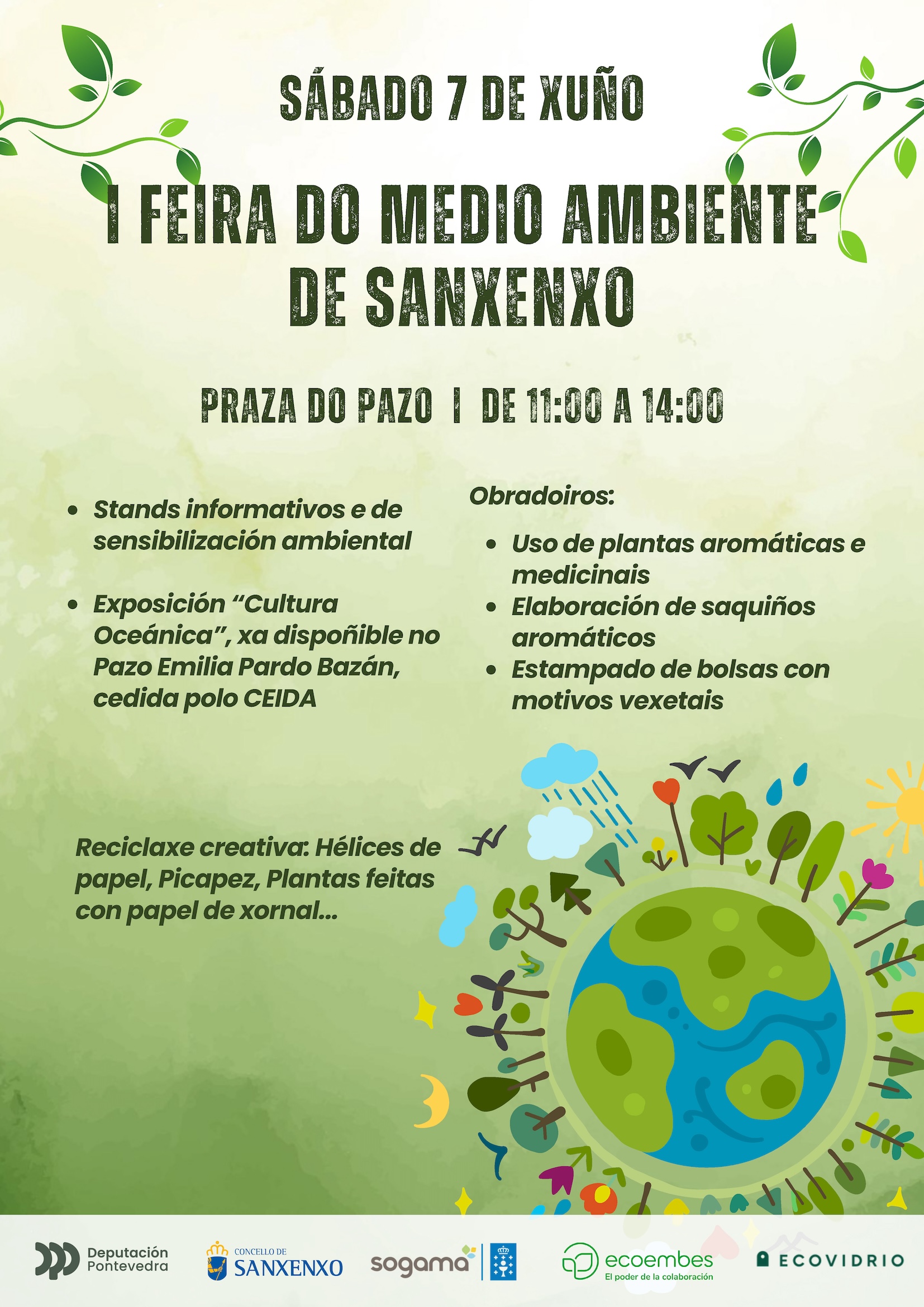 O CONCELLO CELEBRA MAÑÁ A SÚA I FEIRA DE MEDIO AMBIENTE TRAS UNHA INTENSA SEMANA DE ACTIVIDADES CON ESCOLARES