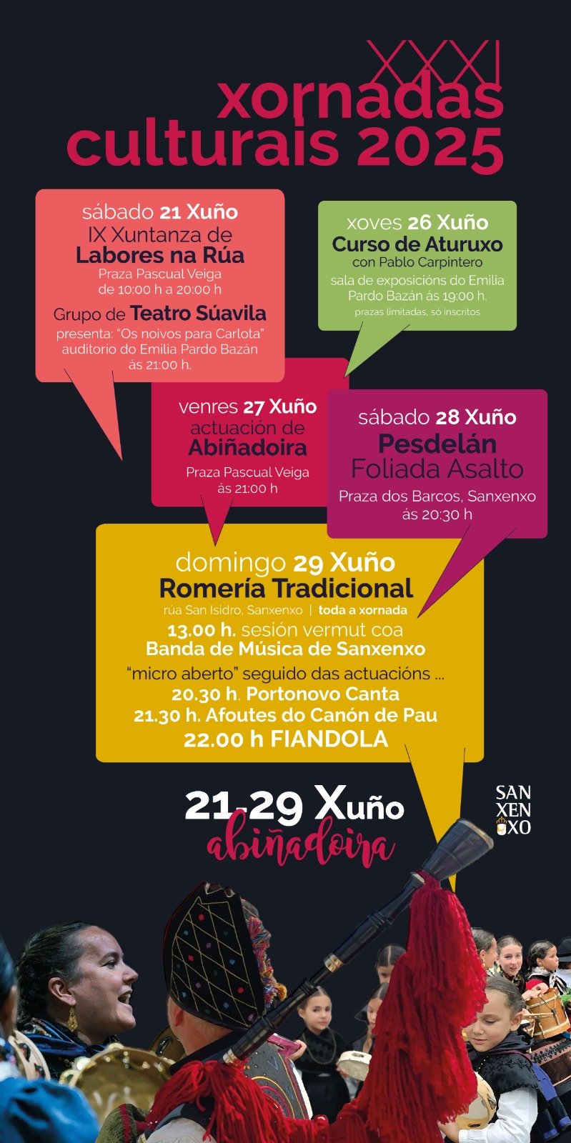 A ASOCIACIÓN ABIÑADOIRA ARRANCA ESTE SÁBADO COAS LABORES NA RÚA AS 31 XORNADAS CULTURAIS