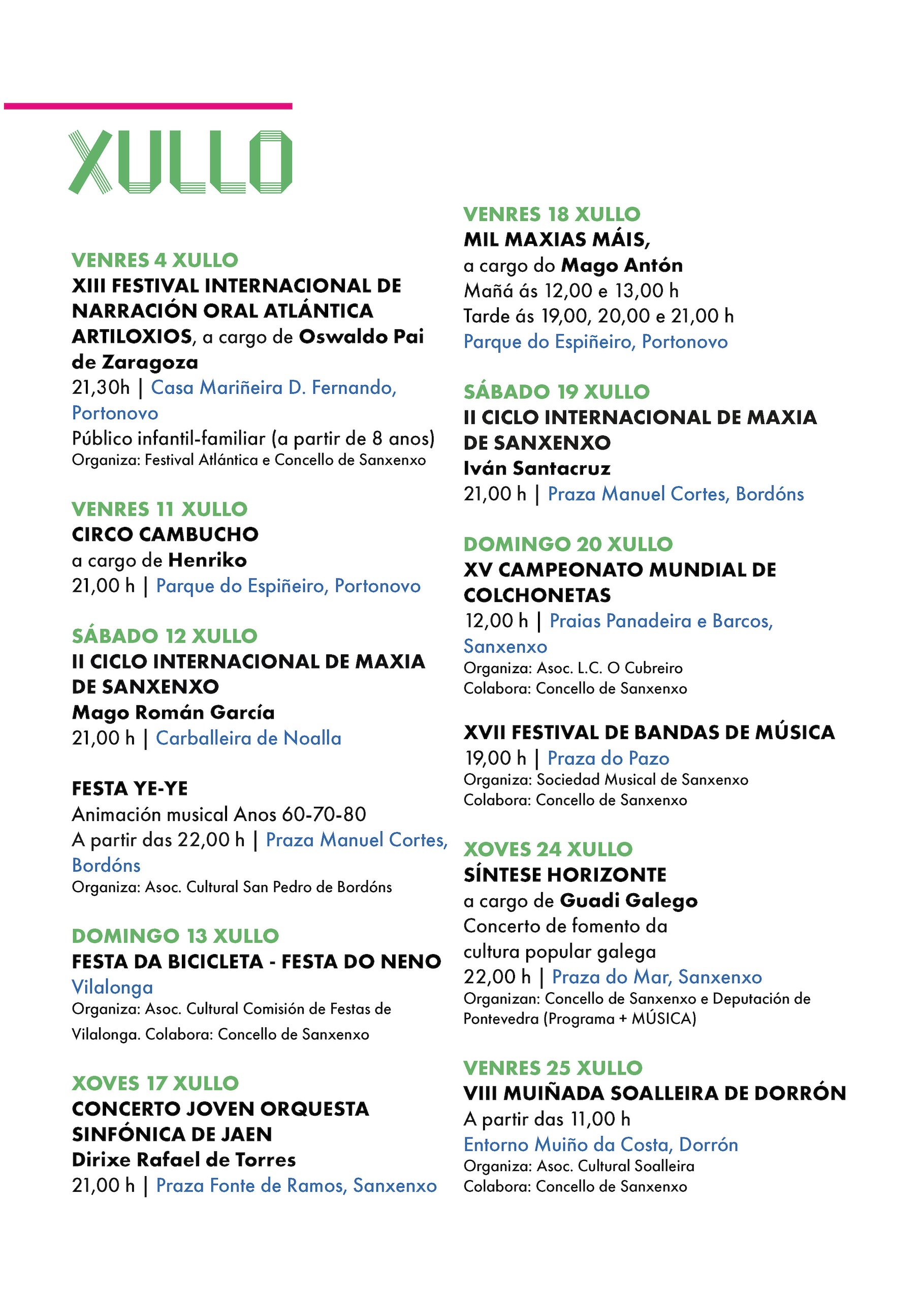 SANXENXO NO VERAN 2025 Pagina 2