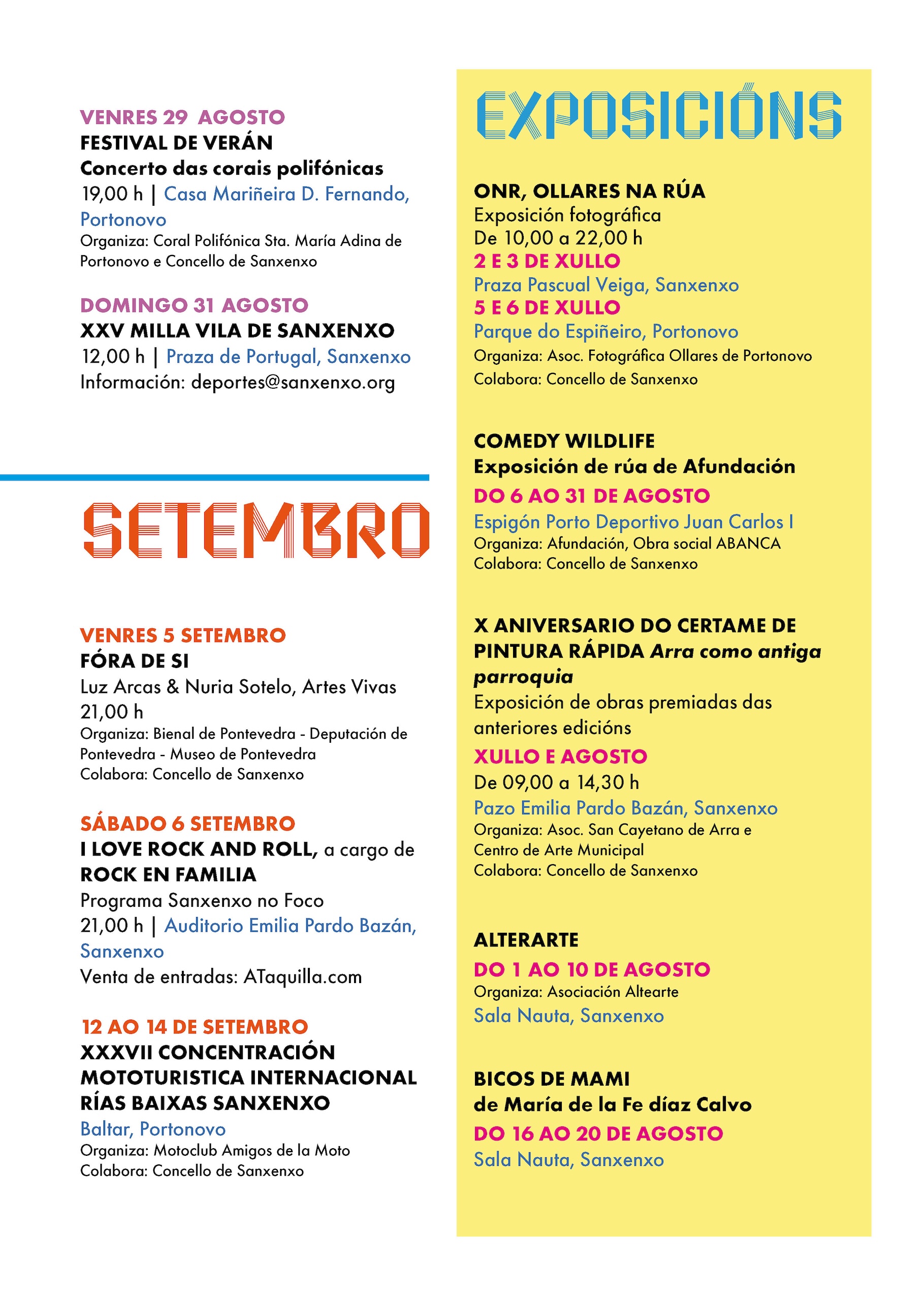 SANXENXO NO VERAN 2025 Pagina 4