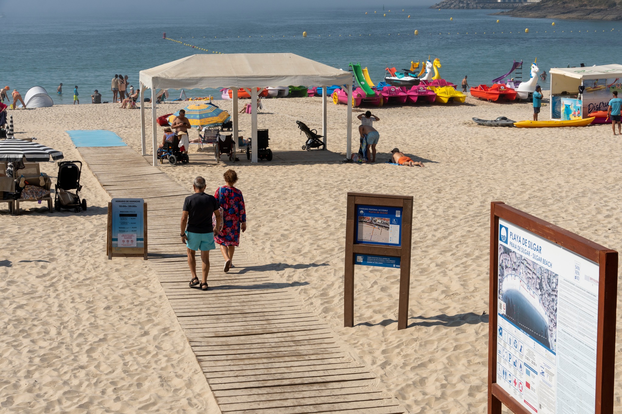 LA PLAYA DE SILGAR CONTARÁ CON UNA NUEVA PASARELA DE ACCESO AL ARENAL LA PRÓXIMA SEMANA SANTA
