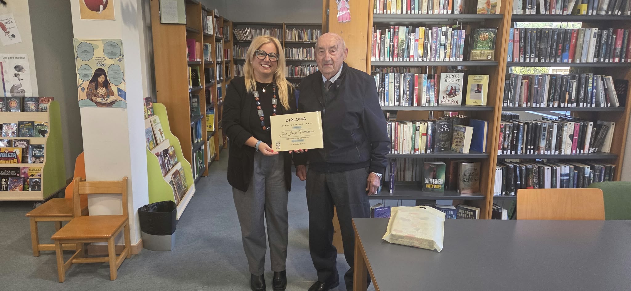 SANXENXO CELEBRA O DÍA DAS BIBLIOTECAS CON PREMIOS AOS LECTORES DE MAIOR IDADE