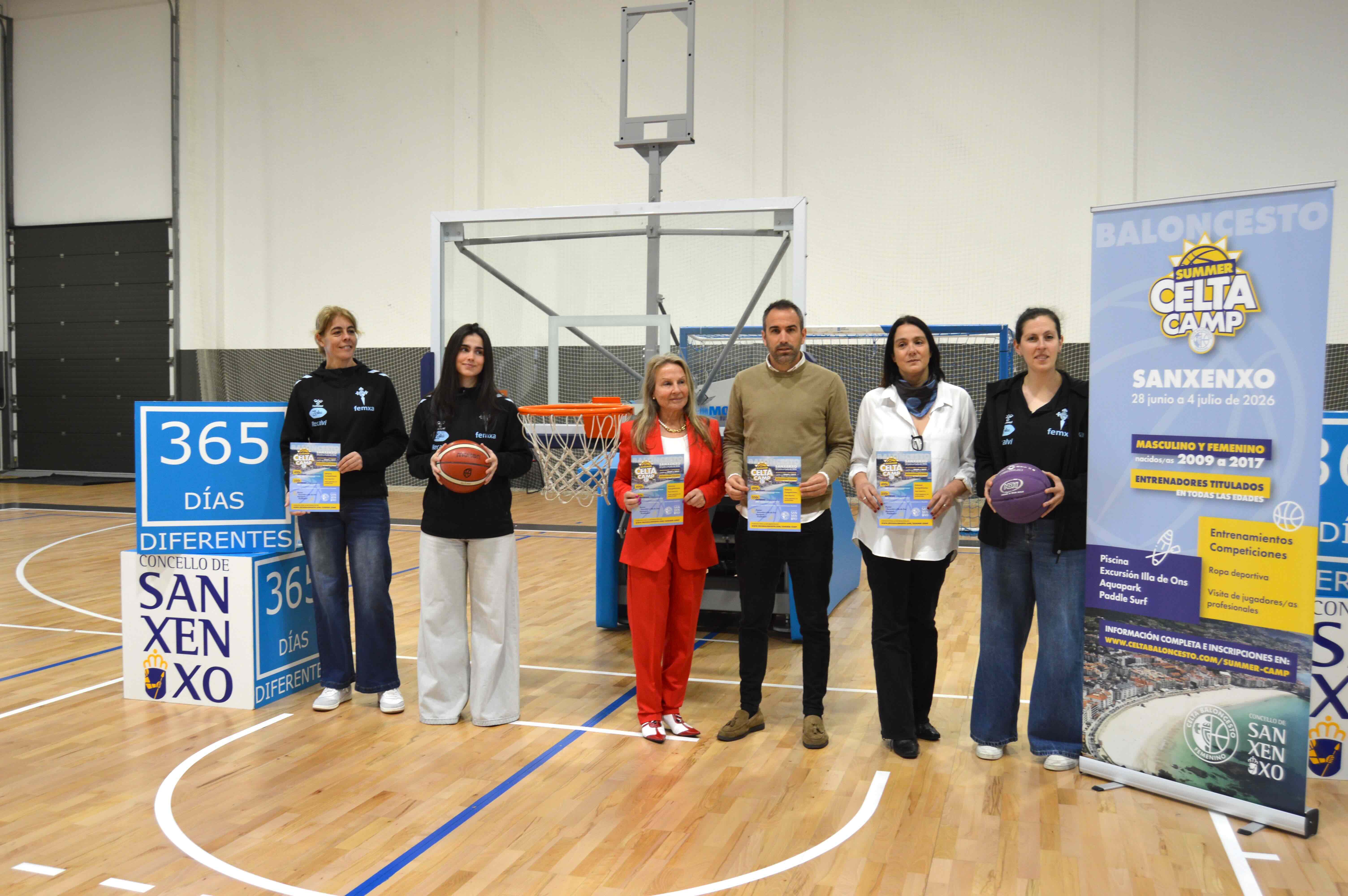 SANXENXO ACOGERÁ ESTE VERANO EL PRIMER CAMPUS INTERNO DEL CELTA BALONCESTO