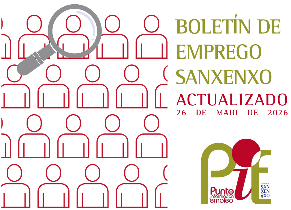 BOLETÍN DE EMPREGO ACTUALIZADO 26 DE MAIO 2026