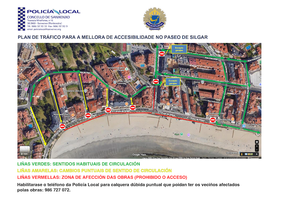LA SEGUNDA FASE DE LA PLATAFORMA ÚNICA DEL PASEO DE SILGAR COMENZARÁ ESTE JUEVES
