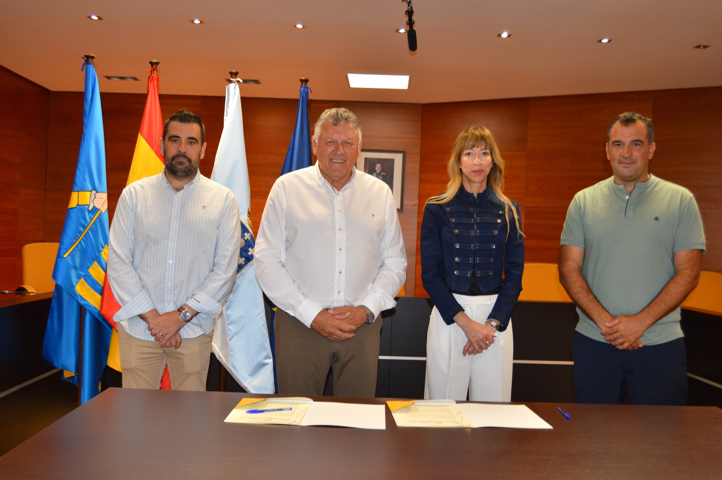 CONCELLO, XUNTA Y FUNDACIÓN DE LA CONSTRUCCIÓN FIRMAN UN CONVENIO PARA EJECUTAR UN PROGRAMA PILOTO DE FORMACIÓN
