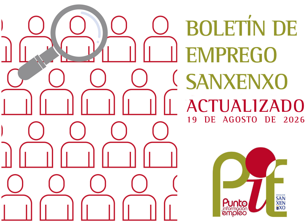 BOLETÍN DE EMPREGO ACTUALIZADO 19 DE AGOSTO 2026
